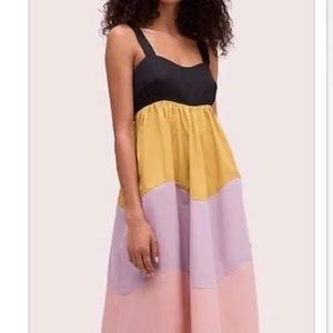 Kate Spade NWT color blocked sundress Size Small